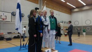 Taekwondourheilijoille menestystä suomenmestaruuskisoista