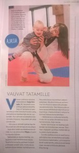 Vauvataekwondo Vauva -lehdessä