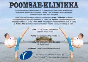 Vielä ehdit poomsae-klinikalle